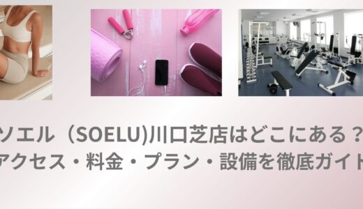 ソエル（SOELU)川口芝店はどこにある？アクセス・料金・設備を徹底ガイド